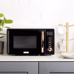 Haden Salcombe 800W Microwave Oven - Versatile with Defrost, Reheat & Cooking Functions Spacious 20L Capacity - Convenient Digital Timer