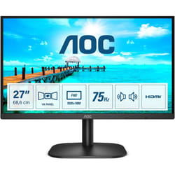 OC 27B2AM - 27 inch FHD Widescreen Monitor, 4ms, VA Frameless Design, LowBlue Mode, Flicker free, Speakers