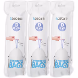 Brabantia Bin liners (15-20 litres (D), pack of 60