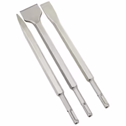 Silverline 515779 SDS Plus Hex Chisel Set 3pce 250 mm 20, 40 mm and Point