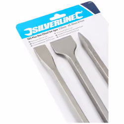 Silverline 515779 SDS Plus Hex Chisel Set 3pce 250 mm  20, 40 mm and Point