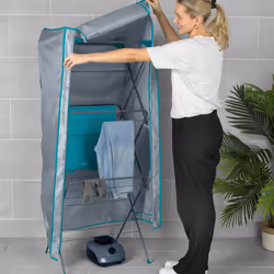 Beldray Pod System  Convert Heated Clothes, Hot Air Circulation  Compatible with Most 3 Tier Airers (65 x 55 x 145cm), Fast D ...