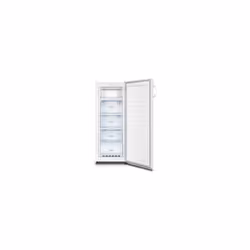 Fridgemaster MTZ55153E Freestanding Upright Freezer, 165Litres, 4 Star Freezer Rating, 55cm width, E Rated in White