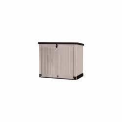 250001 Store It Out Pro Outdoor Storage Shed, 145.5 x 82 x 123cm Beige/Brown