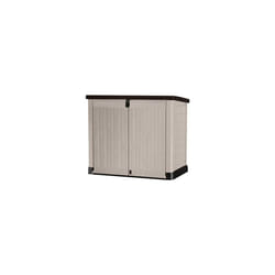 250001 Store It Out Pro Outdoor Storage Shed, 145.5 x 82 x 123cm Beige/Brown