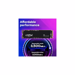 Crucial P3 500GB M.2 PCIe Gen3 NVMe Internal SSD - Up to 3500MB/s - CT500P3SSD8
