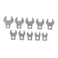 Silverline 10 Piece Crows Foot Spanner Set 10-19 mm