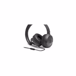 JBL Tune 500 On-Ear Lightweight Foldable Headphones with Pure Bass Sound, 1-Button Remote with Built-In Microphone, Black