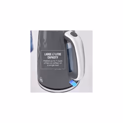 Swan SK14611GRY Windsor Rapid Boil Kettle with Removable Limescale Filter, Boil Dry Protection and Hidden Cord Storage, 1.7L, 3KW, Grey