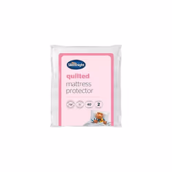 Silentnight Quilted Mattress Protector Premium Luxury Soft Cosy Mattress Cover Protector Pad w/ Extra Deep Fit Elasticated St ...
