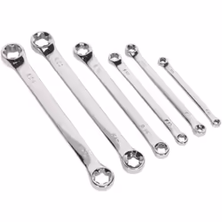 Sealey Siegen S01107 6pc TRX-Star* Double End Spanner Set, Silver