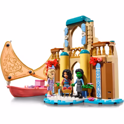 LEGO Wicked Glinda, Elphaba & Nessarose at Shiz University Building Set with Sailing Boat Toy and 3 Mini-Doll Figures, Movie Gift for 7 Plus Year