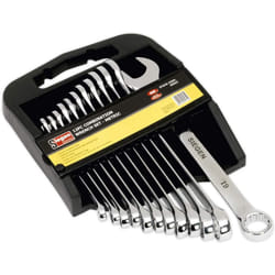 Sealey S0563 Metric Combination Spanner Set, 12 Pieces,Silver
