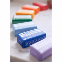 Pure-Castile Bar Soap - Baby Unscented, 5oz. Bars (Pack of 3)