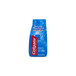 Colgate Max Fresh Liquid Toothpaste with Breath Strips, Cool Mint, 4.6-Ounce (6 Pack)