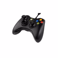 Microsoft Xbox 360 Controller for Windows Black USB 2.0 Gamepad PC, Xbox