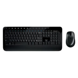 Microsoft Wireless Desktop 2000 keyboard Mouse included RF Wireless Nordic Black