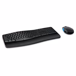Microsoft Sculpt Comfort Desktop, Full-size (100%), Wireless, RF Wireless, Black, Mouse included
