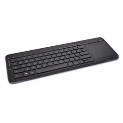 Microsoft All-in-One Media Keyboard, Full-size (100%), Wireless, RF Wireless, QWERTY, Black