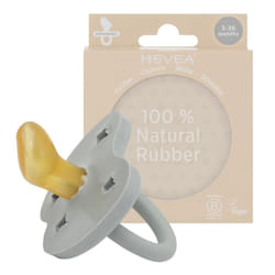 Natural Rubber Dummy Pacifier ORTHODONTIC 3-36 Months Single-Pack (Natural)