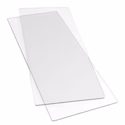 Sizzix 655267 Cutting Pads Extended Accessory 1 Pair, Plastic, Transparent, 15.88 x 37.15 x 0.32 cm