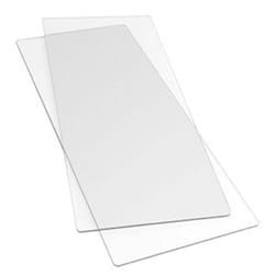 Sizzix 655267 Cutting Pads Extended Accessory 1 Pair, Plastic, Transparent, 15.88 x 37.15 x 0.32 cm