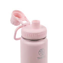Takeya Actives 24 Oz Vacuum Insulated Stainless Steel Water Bottle with Spout Lid  Premium Quality  Blush