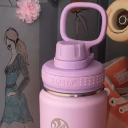 Takeya Actives 24 oz Vacuum Insulated Stainless Steel Water Bottle with Spout Lid  Premium Quality  Ombre Golden Hour