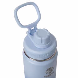 Takeya Actives 24 oz Vacuum Insulated Stainless Steel Water Bottle with Spout Lid  Premium Quality  Ombre Pacific Blue