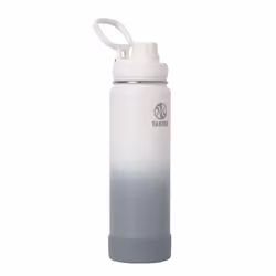 Takeya Actives 24 oz Vacuum Insulated Stainless Steel Water Bottle with Spout Lid Premium Quality Ombre Morning Mist