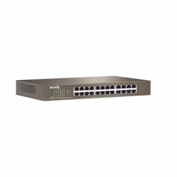 Tenda 24-port Gigabit Ethernet Switch, Unmanaged, Full duplex, Rack mounting
