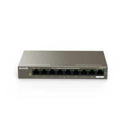 Tenda TEF1109P-8-63W Unmanaged Fast Ethernet (10/100) Power over Ethernet (PoE) Black