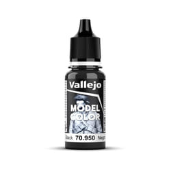 Vallejo Black Model Color Paint  17ml