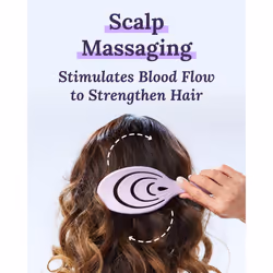 Detangling Hair Brush for Women - Gentle Scalp Massaging Hairbrush for Women With Flexible Paddle - Detangler Brush for Thin  Thick  Curly  Straight