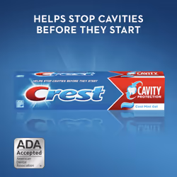 Crest Cavity Protection Cool Mint Flavor Liquid Gel Toothpaste 8.2 Oz (Pack of 6)