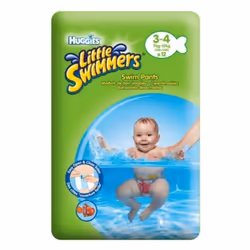 Huggies Little Swimmers Disposable Swim Nappies Size 3-4, Pack of 12