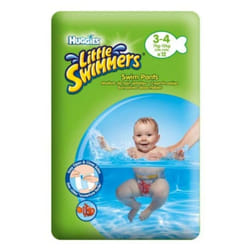 Huggies Little Swimmers Disposable Swim Nappies Size 3-4, Pack of 12