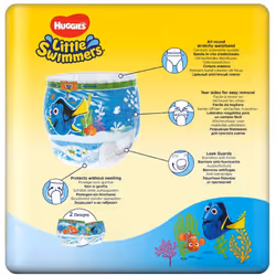 Huggies Little Swimmers Disposable Swim Nappies Size 3-4, Pack of 12