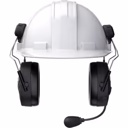 Sena TuffTalk Lite Hard Hat Mount Earmuff with Long-Range Bluetooth Co