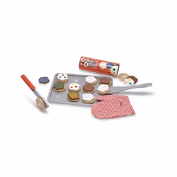 Melissa & Doug Slice and Bake Wooden Cookie Play Food Set