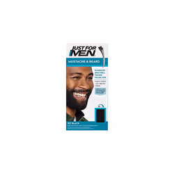 Brush-In Color Gel for Mustache, Beard & Sideburns, Jet Black, M-60, 1 kit