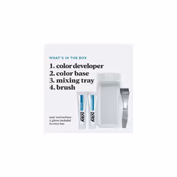 Brush-In Color Gel for Mustache, Beard & Sideburns, Jet Black, M-60, 1 kit