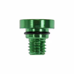 Dorman 712-X95F5 Wheel Nut Cap  Green Aluminum  5 Pack
