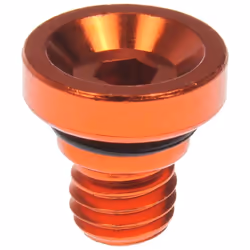 Dorman 712-X95I5 Wheel Nut Cap Orange Aluminum 5 Pack