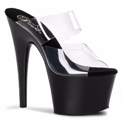 Pleaser Shoes Adore-702, Female, Adult, Transparent, Stilettos, 17.8 cm, Fashion