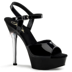 Pleaser Shoes Allure-609 Sandals Female Black