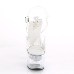 Pleaser Shoes Flashdance-708 Sandals Female Transparent