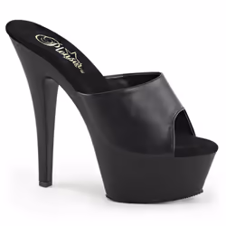 Pleaser Shoes Kiss-201, Sandals, Female, Adult, Black, 15.2 cm, Fashion