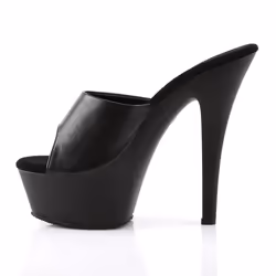 Pleaser Shoes Kiss-201 Sandals Female Black