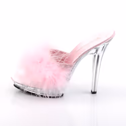 Pleaser Shoes Lip-101-8 Pumps Female White, Transparent